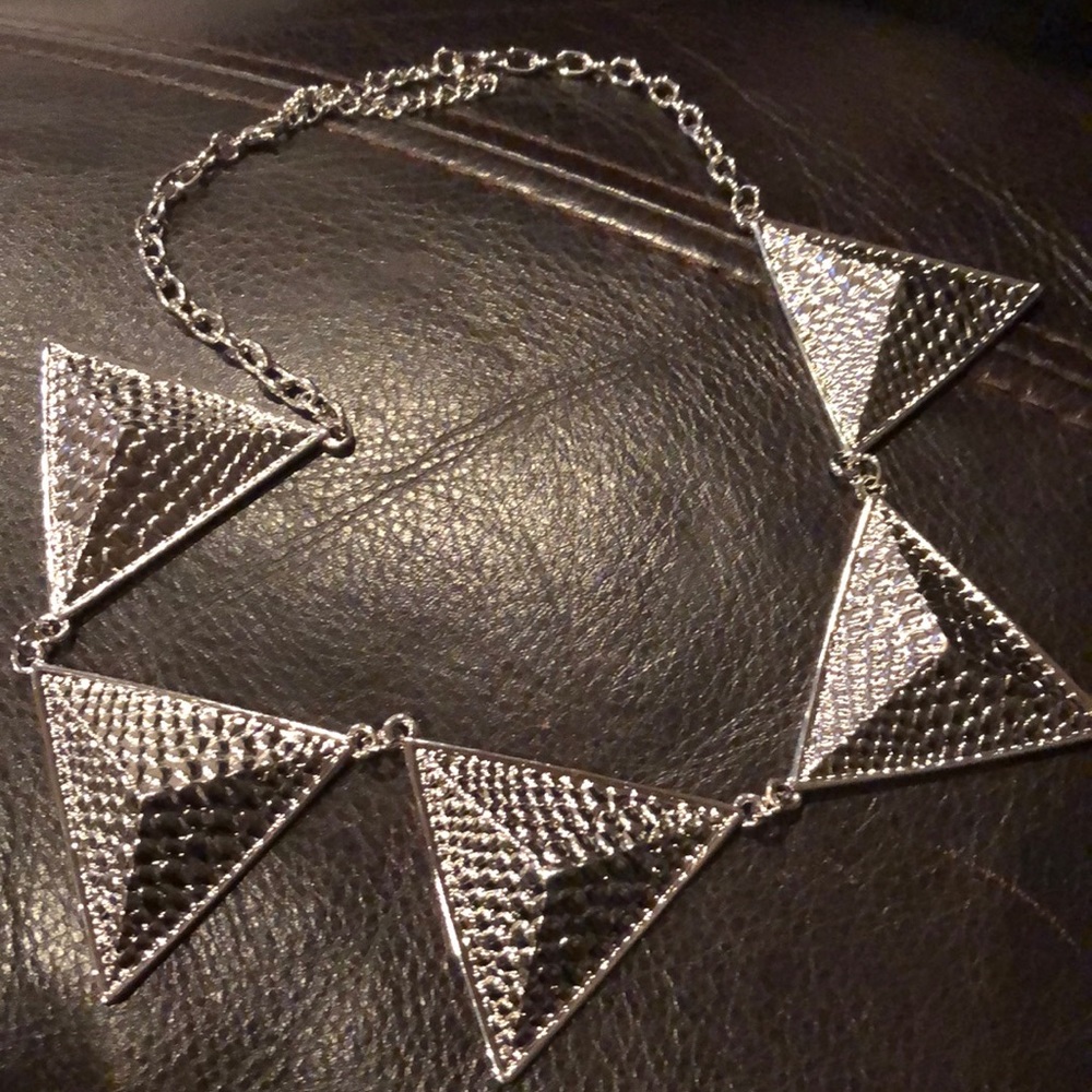 Triangular necklace
